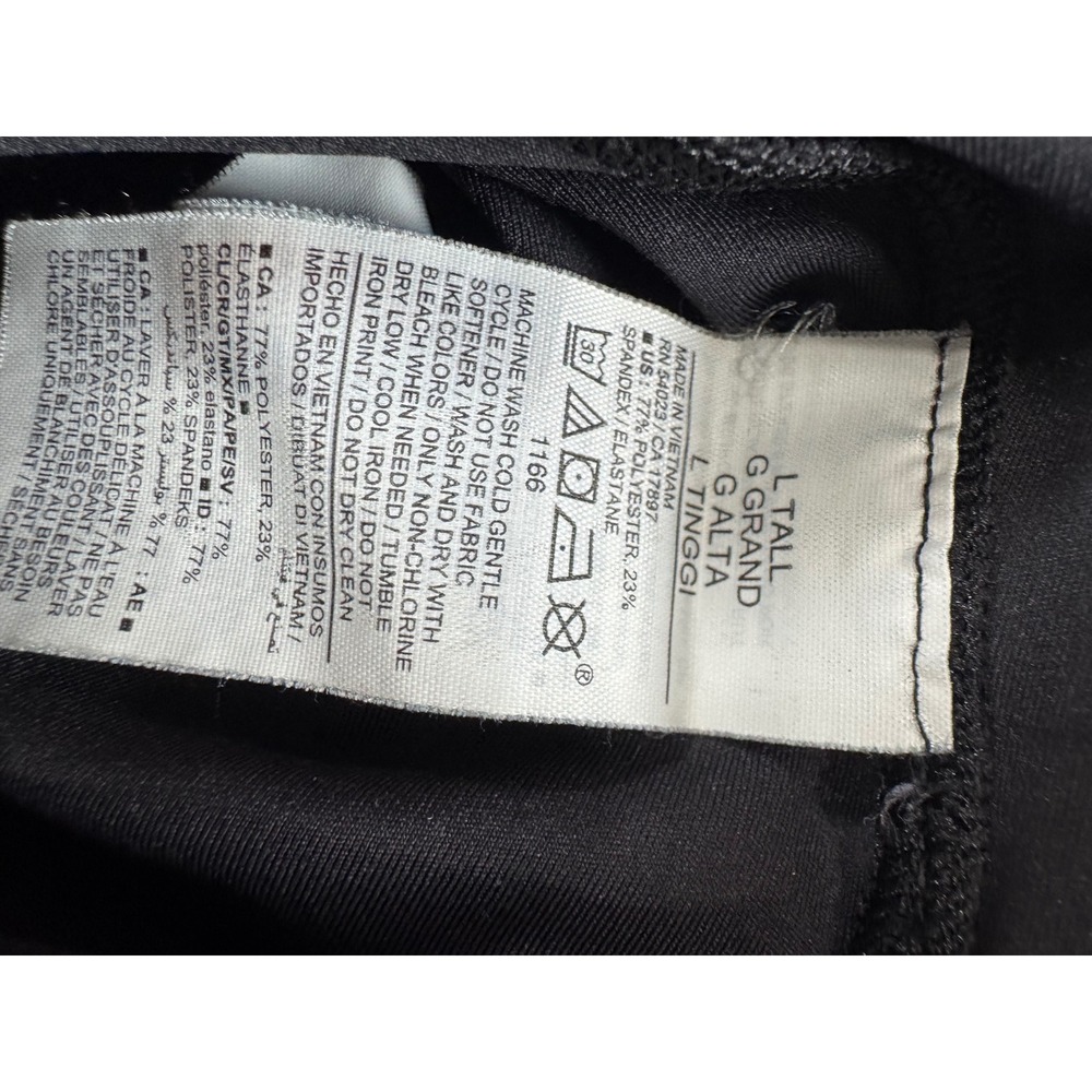 Old Navy Powersoft Go-Dry Bodysuit Black Sleeveless Yoga Jumpsuit L Tall 539113 - Picture 8 of 9